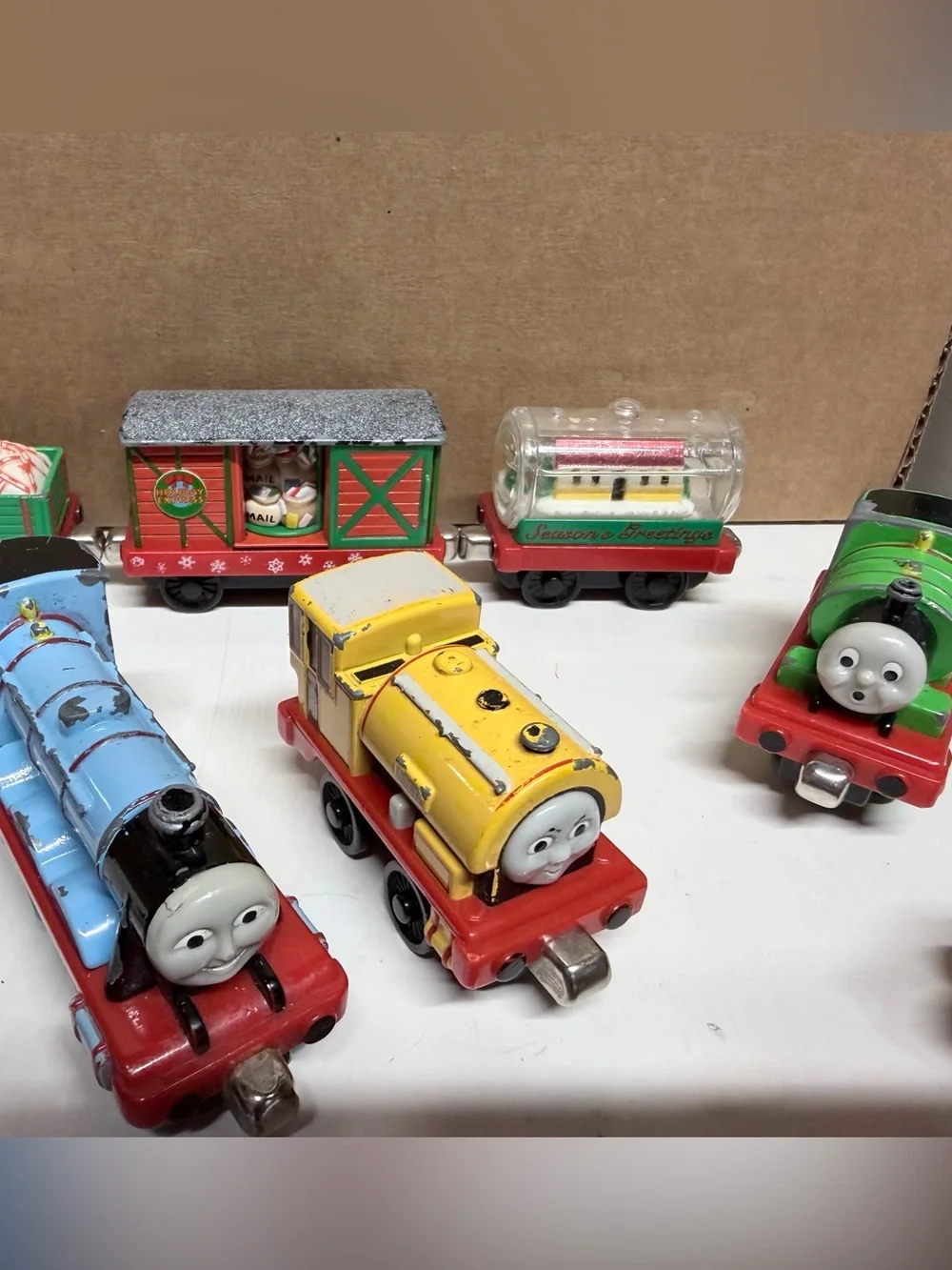 Thomas & Friends Assorted Mini Train Lot - Blue, Yellow, Green